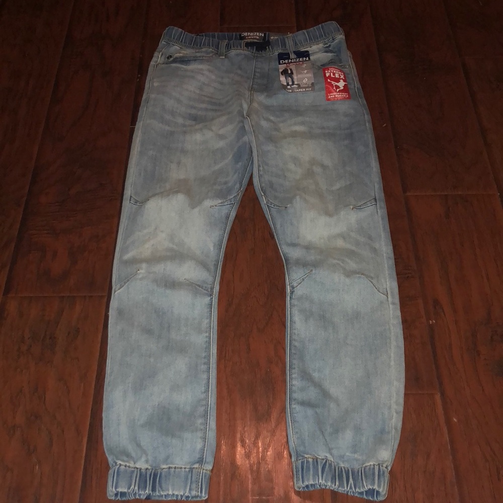 Blue jean joggers boys blue